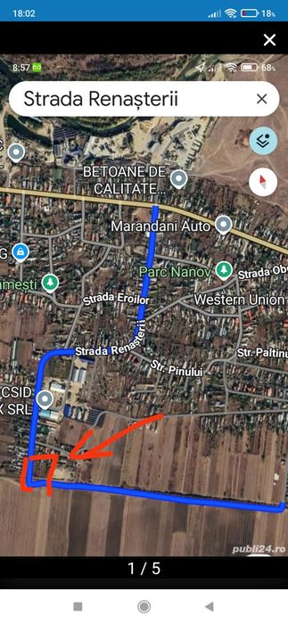 Teren intravilan Nanov