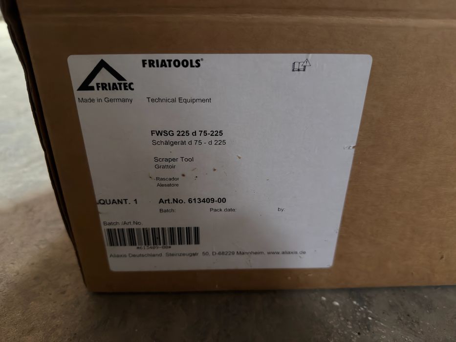 Rascheta teava electrofuziune PEHD Friamat FWSG 75-225d / nou in cutie
