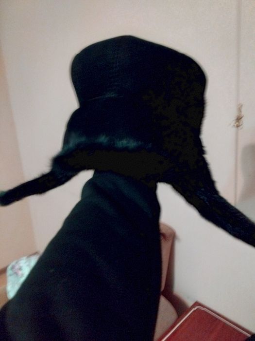 Шапка норковая ушанка