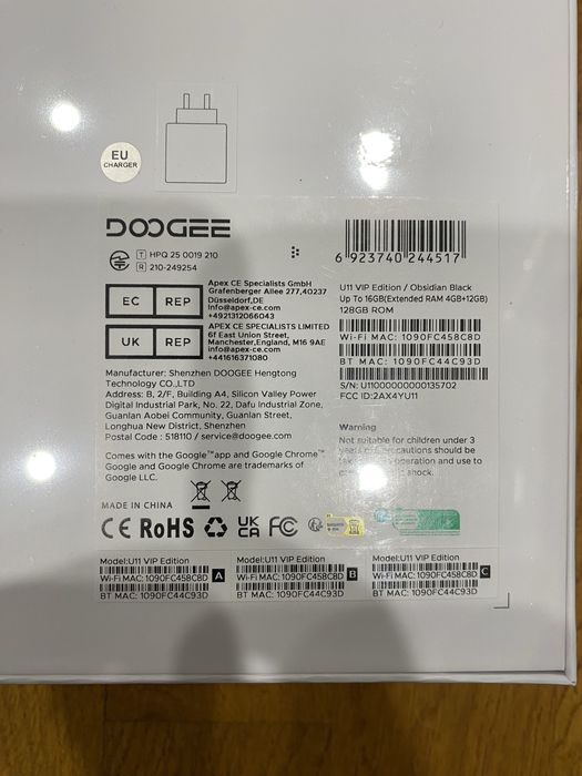 Tableta Doogee U11 Vip Edition 128GB.Noua Sigilata