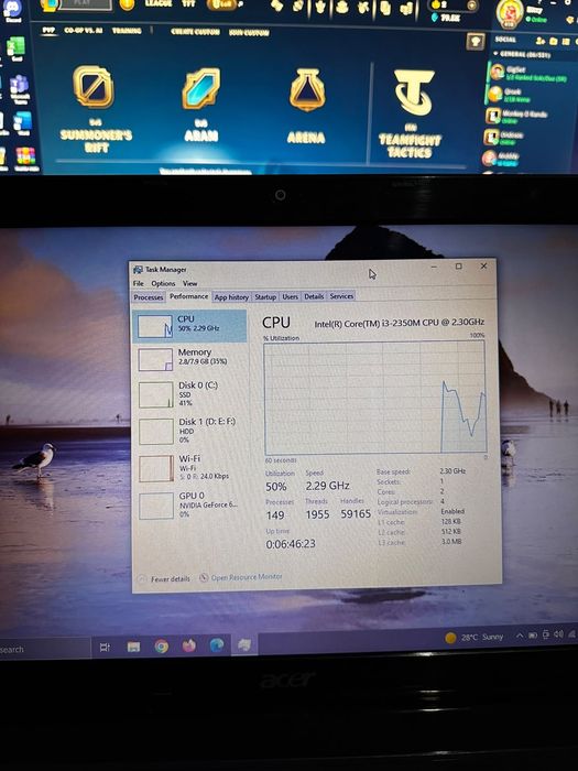Vand laptop office