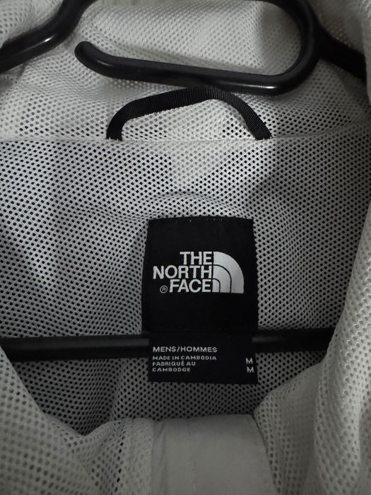 The North Face Windbreaker Jacket Black/White – Size M