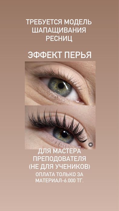Требуются модели для Мастера Преподователя