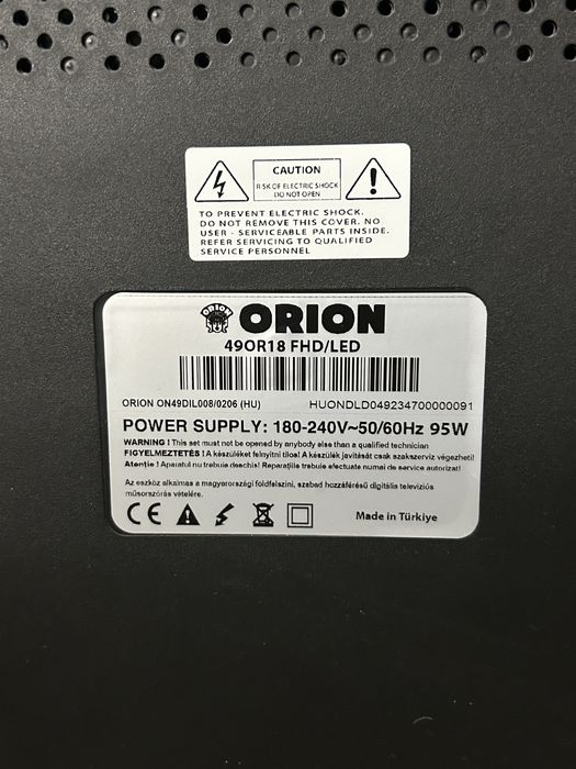 Vând televizor ORION 49OR18 FHD/LED, 49 inch (aprox. 124 cm)