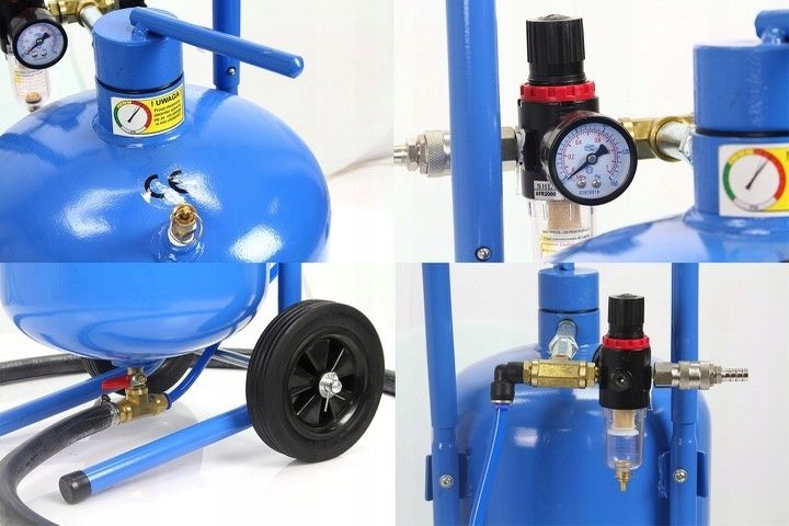 Statie de sablare profesionala cu nisip mobila 19L XM80590R