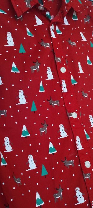 Детска коледна риза HM за момче 128см