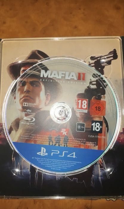 СРОЧНО продаю диск пс4/ пс5 Mafia trilogy