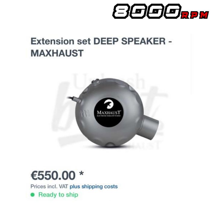 Спортен дълбок V8 звук за VW Maxhaust v3 Active Sound Seat Skoda Cupra