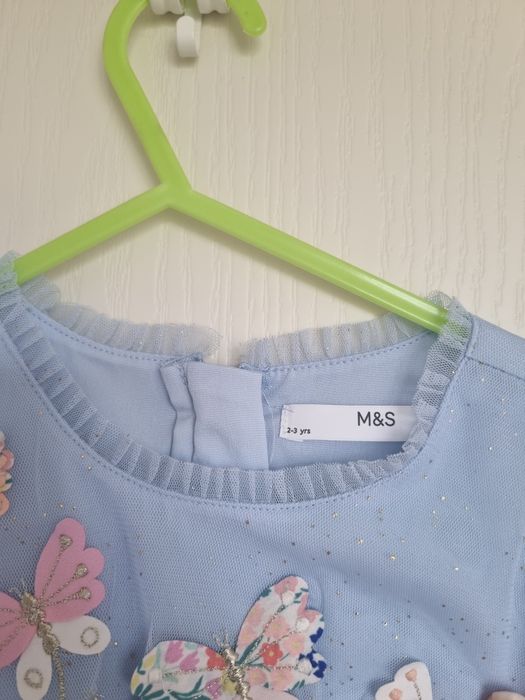 Официална детска рокля 2-3г. M&S Маркс и Спенсър Marks and Spencer