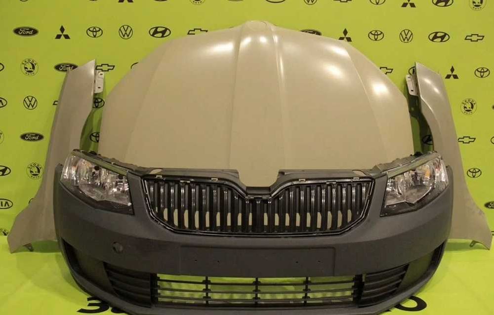 Кузовные запчасти, фара капот крылья решетка Skoda Octavia
