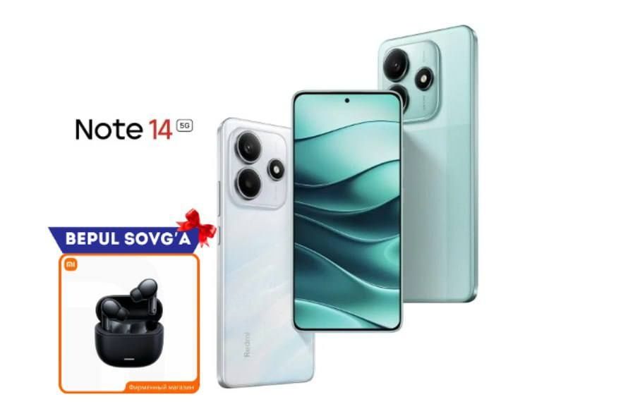 Redmi Note 14 256gb Naqt va Nasiya BTS dostavka tekin