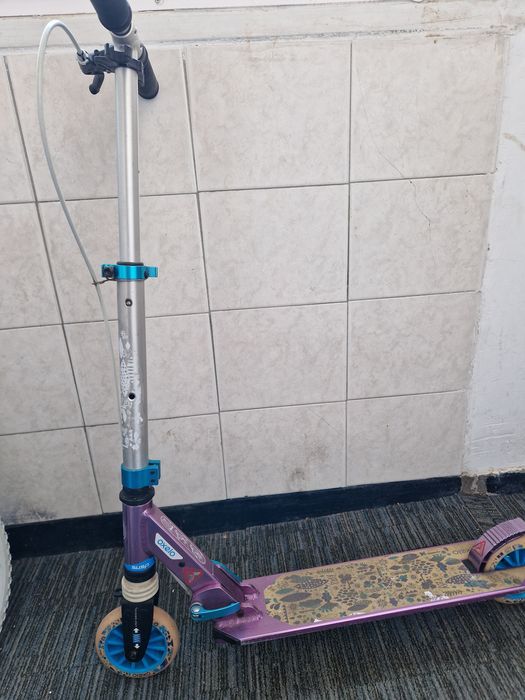 Trotineta Oxelo Scooter mid 5 purple/white