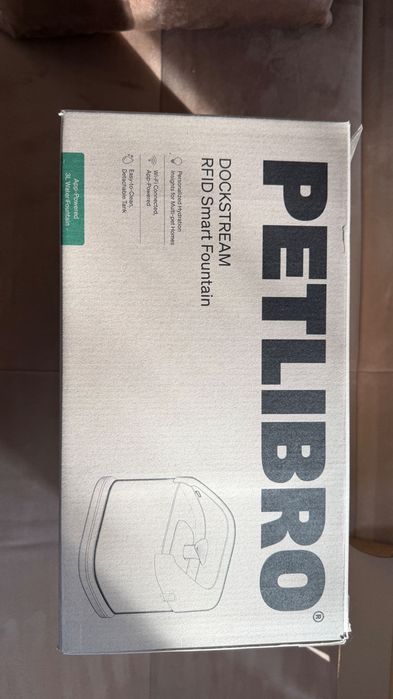 Fantana pisici Petlibro cu identificare RFID, WIFI + Aplicație