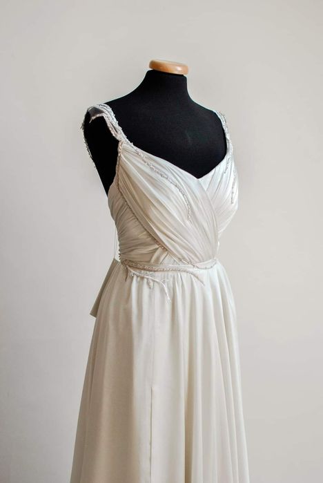 Rochie de mireasă mătase naturală