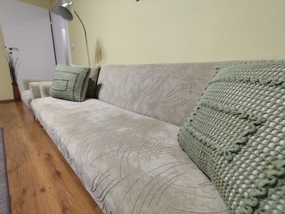 Диван,с фунция за спане и два фотьойла