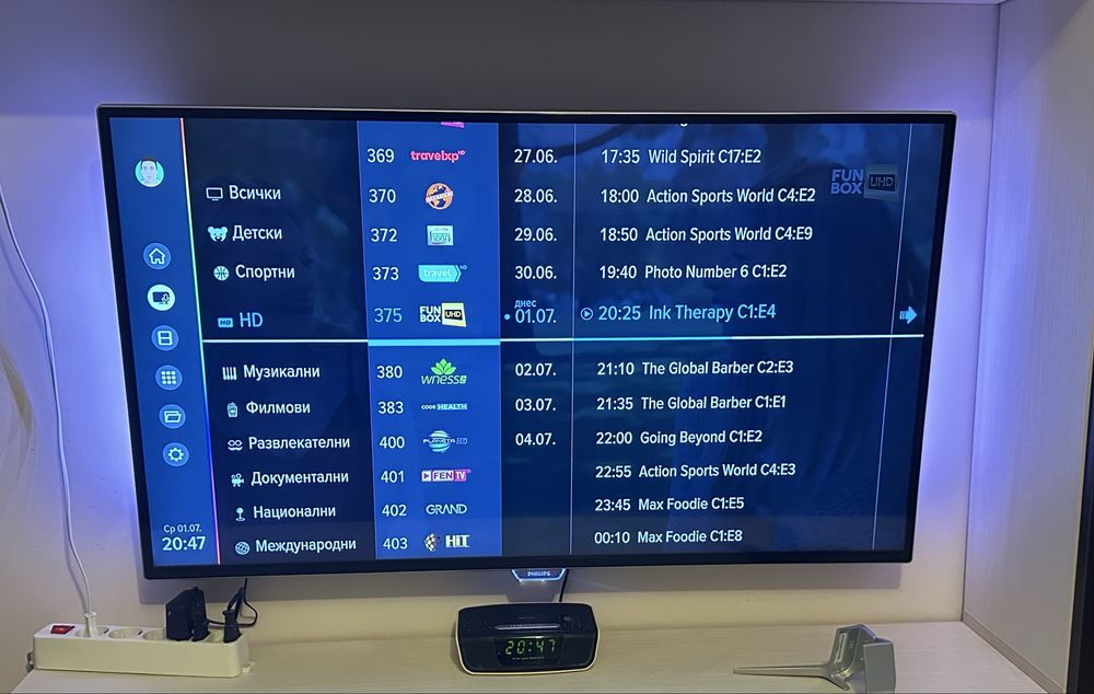 Телевизор Philips 4K 43  инча