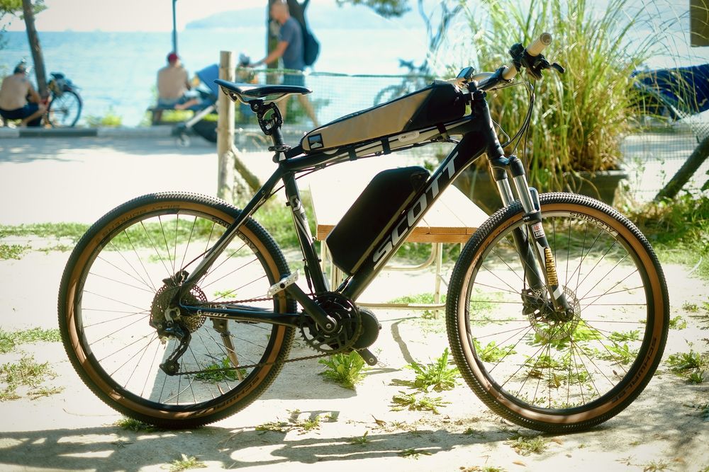 Продавам електрически велсипед Scott Aspect 10, L - 51cm, 26’ с Bafang 750w и батерия Samsung 48v 20AH