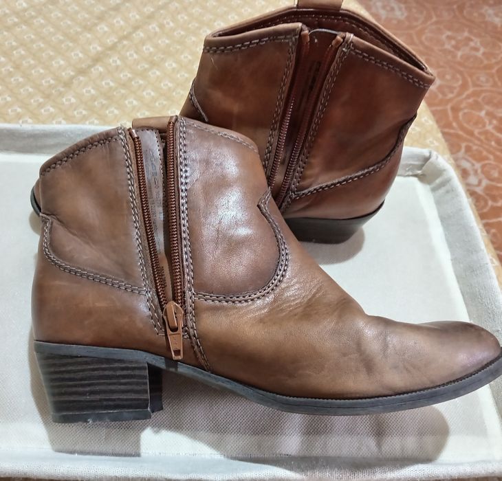 Ghete ciocate piele naturala