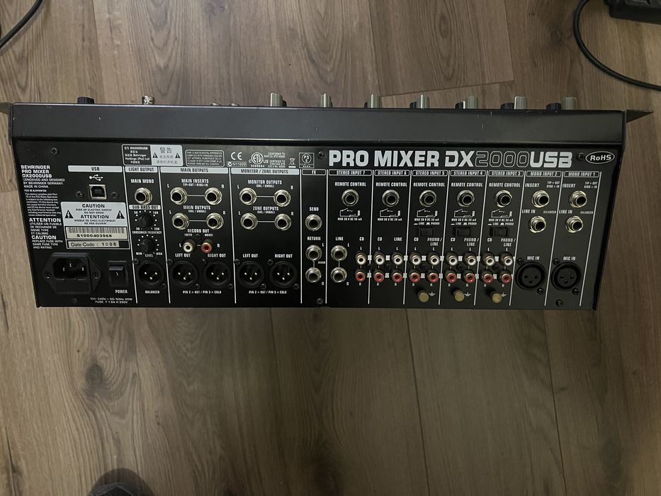 Behringer DX2000USB Mixer DJ