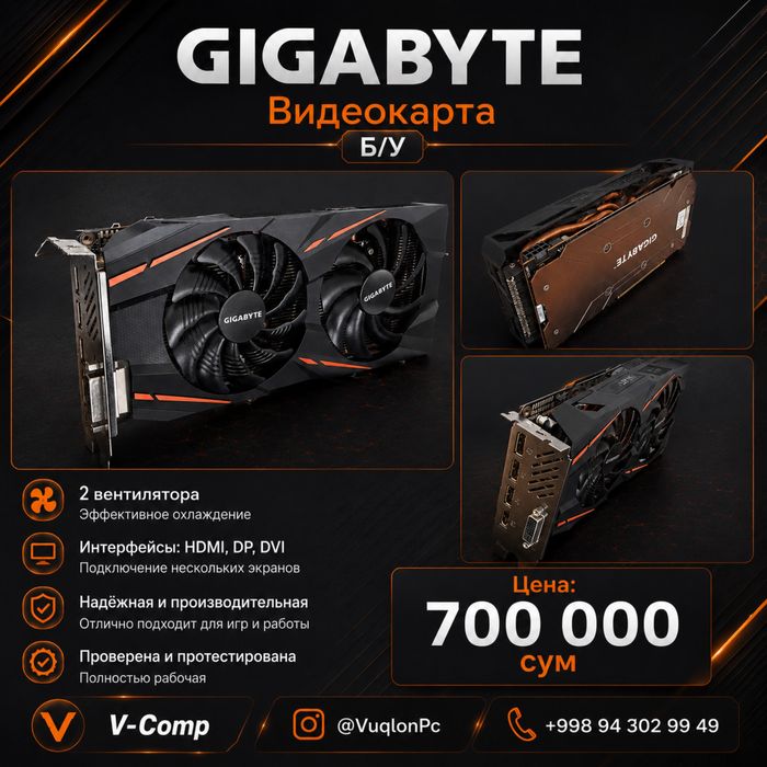 Видеокарта rx570 4gb