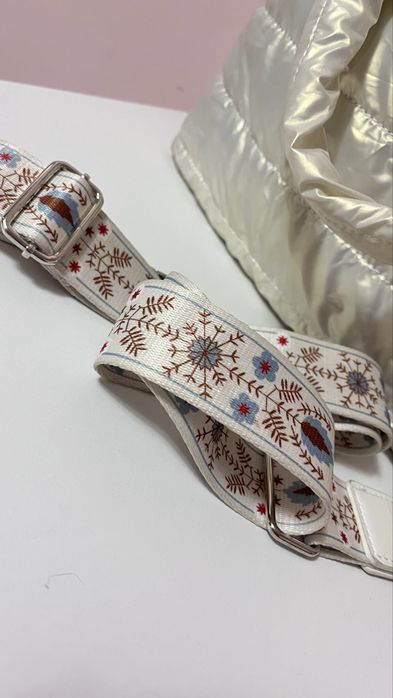 Сумка болоньевая белая