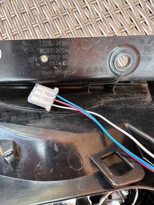 СТОП Skoda Fabia III LIFT HB LED,Заден ляв стоп.