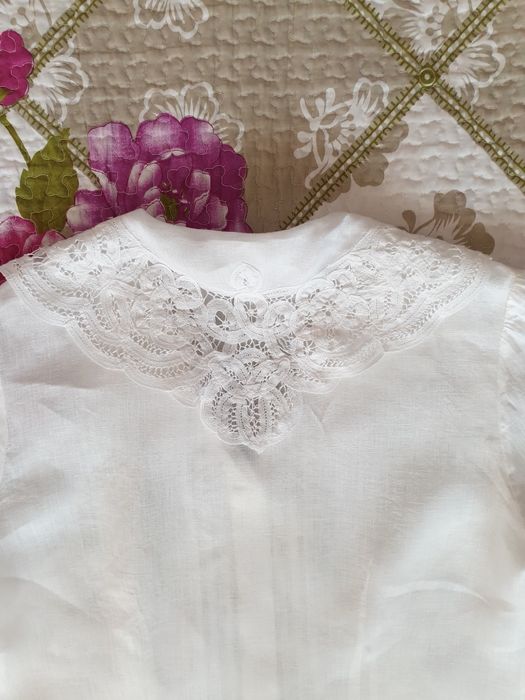 Bluza camasa dama in guler broderie