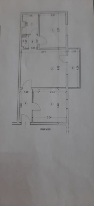 Apartament 2 camere, mobilat, semidecomandat