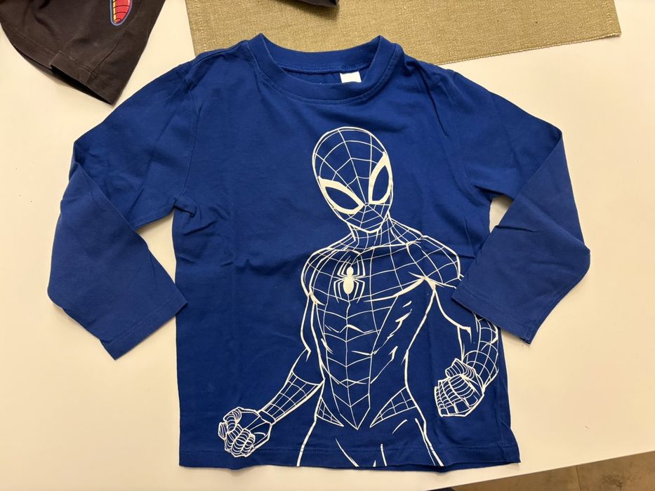 Дрехи Спайдърмен памук  H&M 104 см.
