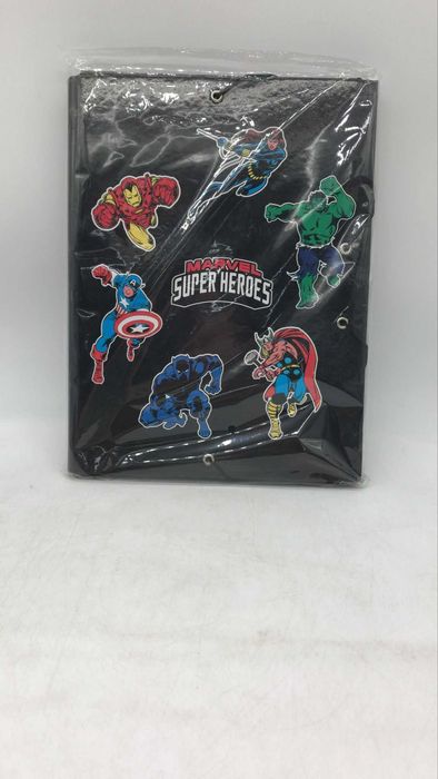 Dosar Safta cu benzi elastice, carton folio clapete supereroi Avengers