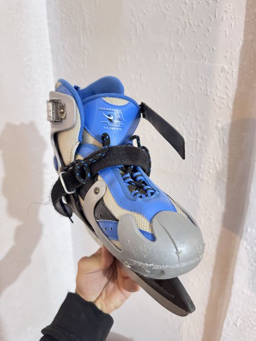 Коньки белый цвет 40 размер