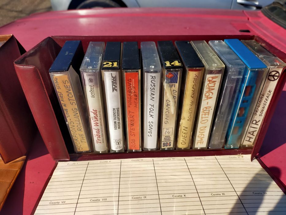 Vintage ! Lot 2 Portcasete/Genti casete ani 80/90 +Casete bonus