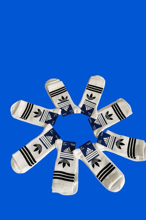 Adidas Sosete Alb