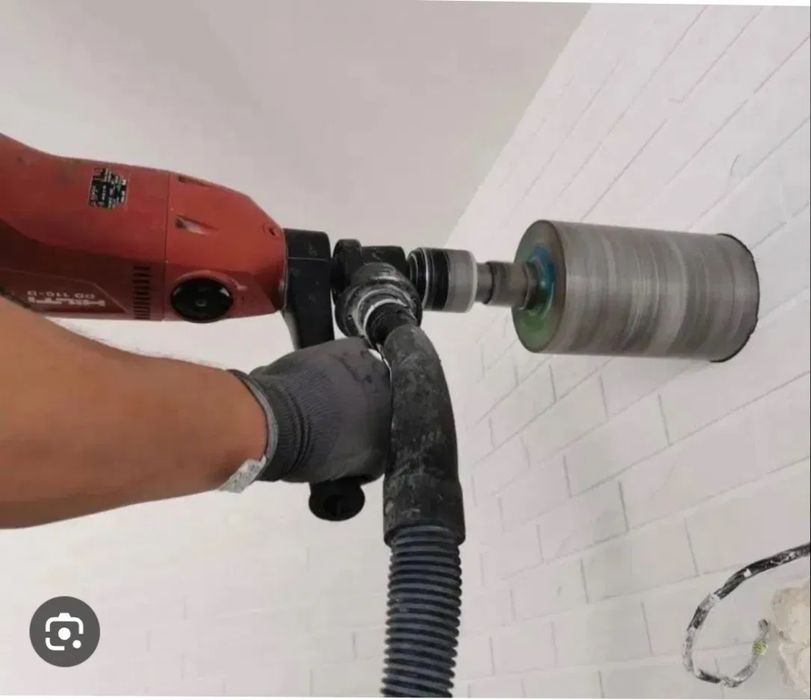 Алмазное сухое бурение