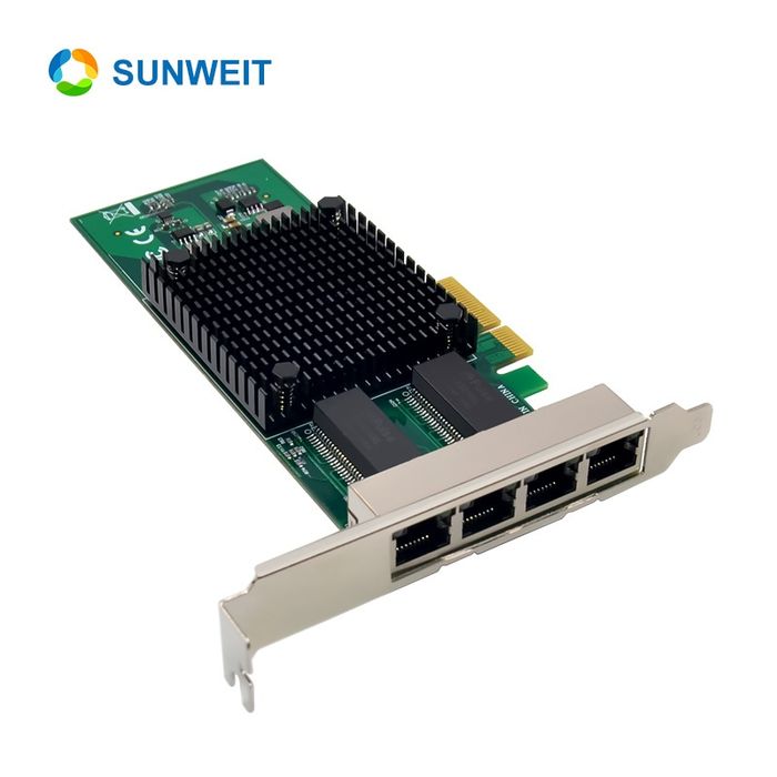 # PCi-e Intel i350-T4 Quad RJ45 Gigabit Сетевая карта Server Lan Card