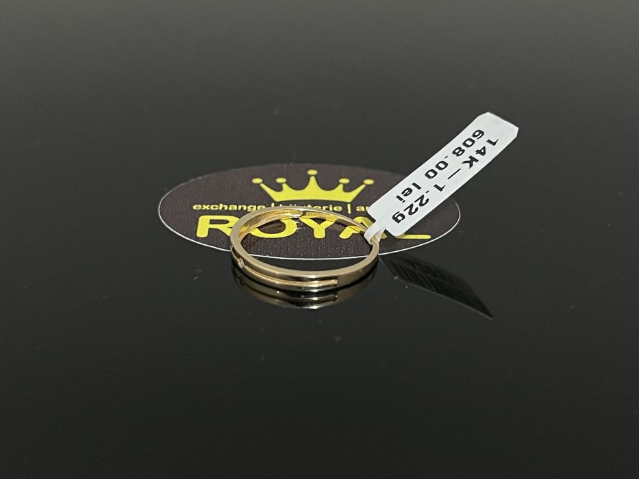 Bijuteria Royal CB : Inel dama aur nou 14k 1,22gr