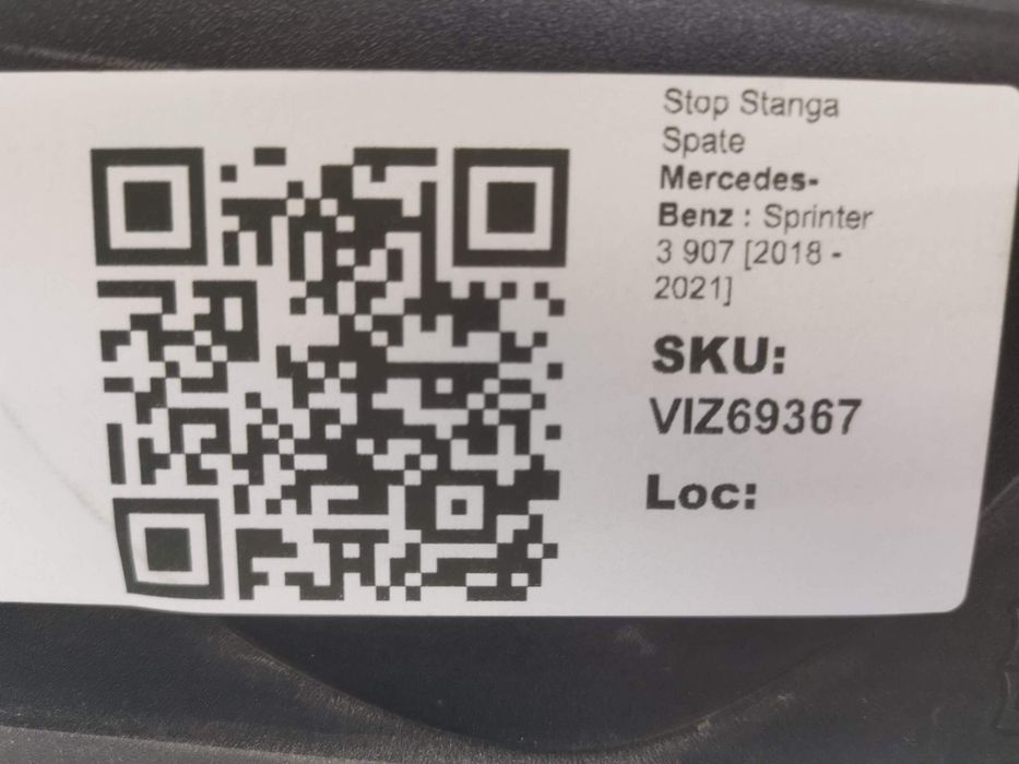 Stop Stanga Spate Mercedes-Benz  Sprinter 3 907 2018 2019 2020 2021 Or