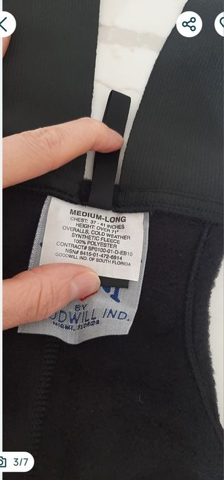 Salopeta fleece barbati POLARTEC/M