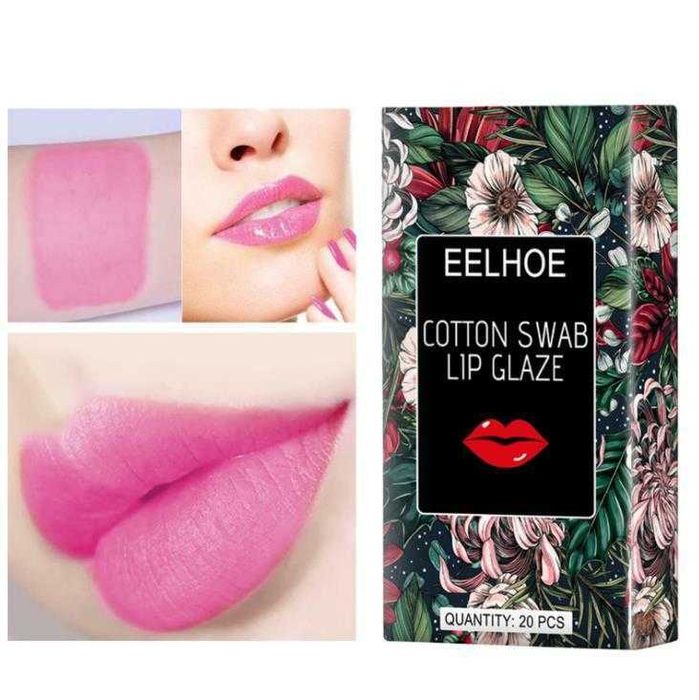 Течно червило в памучен тампон, 10 бр. в комплект