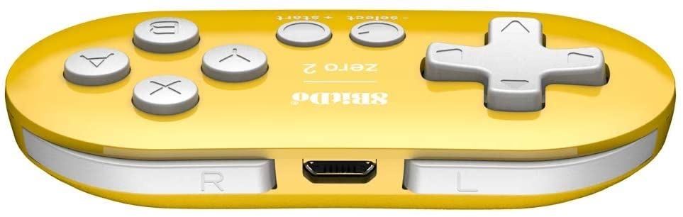 Безжичен контролер 8BitDo - Zero 2, жълт (Nintendo Switch/PC)