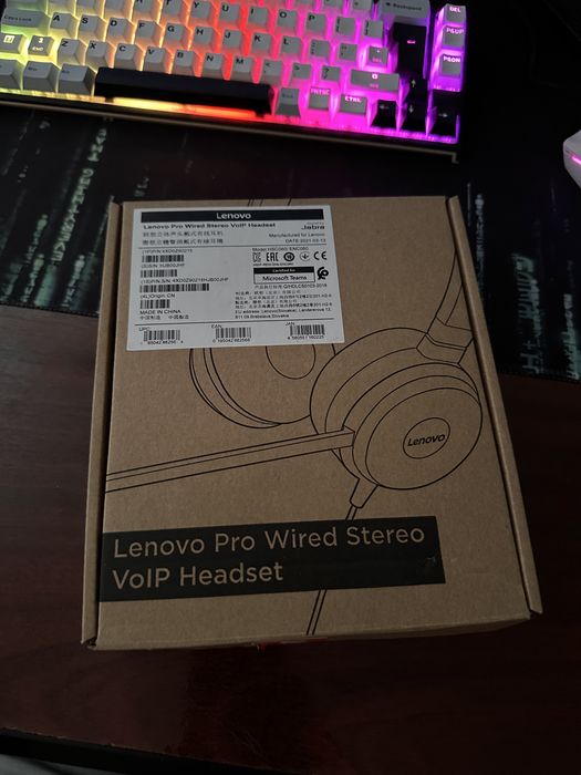 Casti Lenovo Pro Wired Stereo VoIP Headset