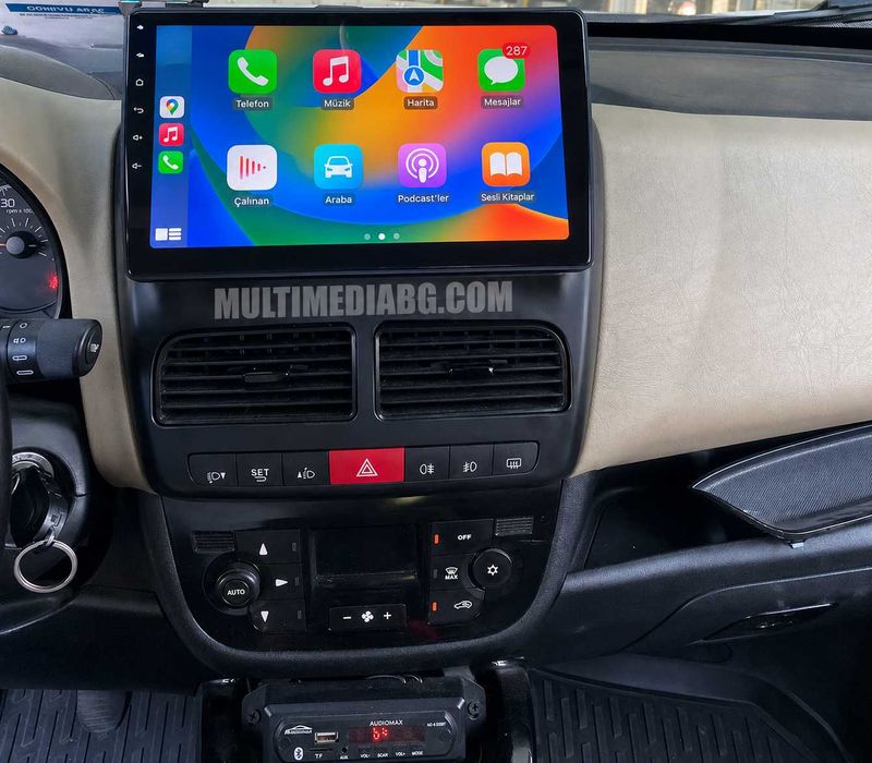 Fiat Doblo 2 2010 - 2014 Мултимедия Навигация Android