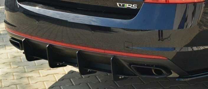 Дифузьор за задна броня за Skoda Octavia VRS