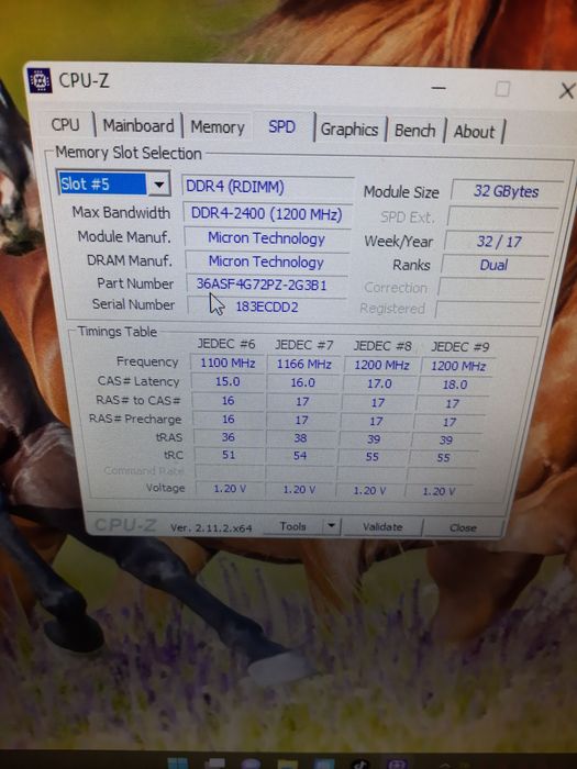 Сървърна рам памет 32GB 2400mhz DDR4