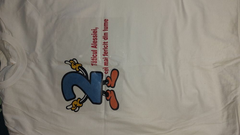 Vând tricouri personalizate pentru întreaga familie-2 ani Alessia