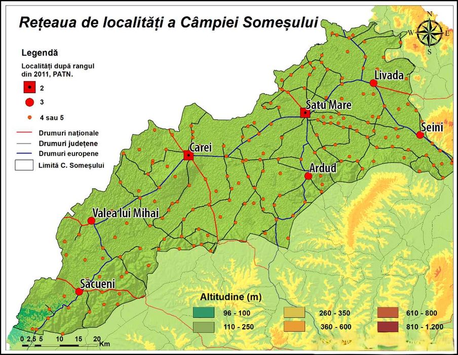 Hărți tematice, analize spațiale - servicii GIS