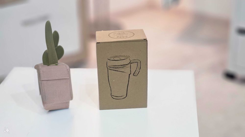 Cana termos 450 ml inox cu maner