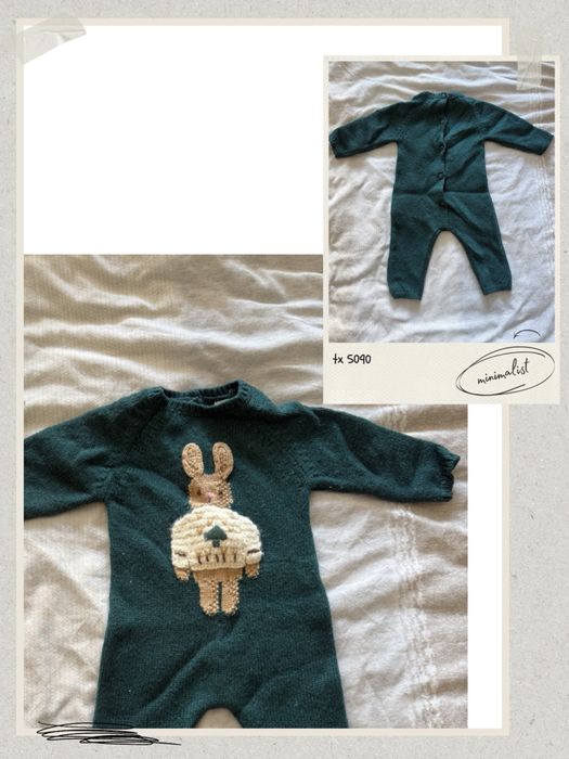 ZARA бебешки гащеризон 3-6м