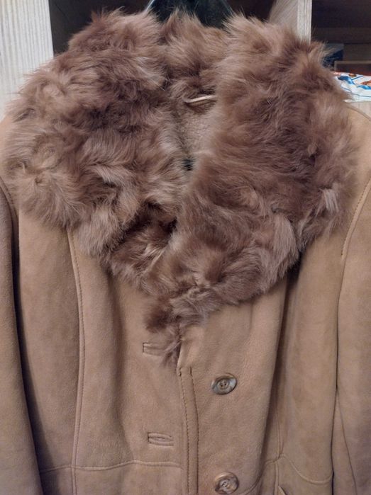 Кожен кожух от овча кожа