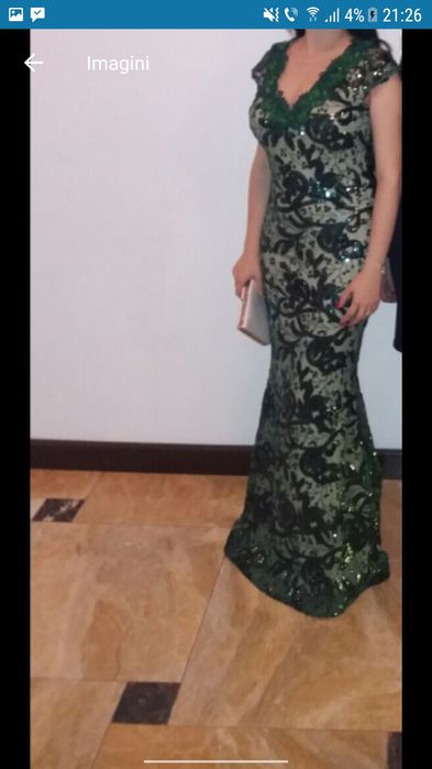 Rochie de gala cu paiete